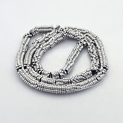 Electroplate Non-magnetic Synthetic Hematite Beads Strands G-J217A-08A-1
