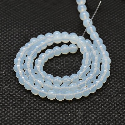 Round Opalite Beads Strands GLAA-F033-8mm-01-1