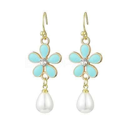 Alloy Enamel Dangle Earrings EJEW-JE06294-02-1