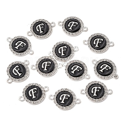Alloy Enamel Links Connectors ENAM-TAC0003-01S-02F-1