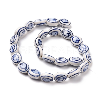 Handmade Porcelain Beads Strands PORC-M536-02-1