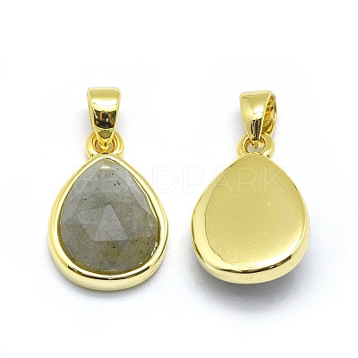Natural Labradorite Pendants LS-G-O176J-07G-1