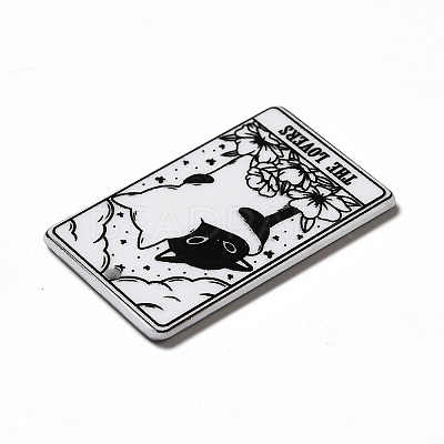 Tarot Theme Printed Acrylic Pendants MACR-G061-04G-1