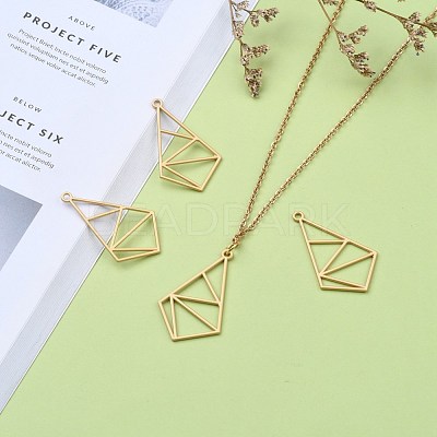 Smooth Surface Alloy Open Back Bezel Pendants X-PALLOY-S117-153-1