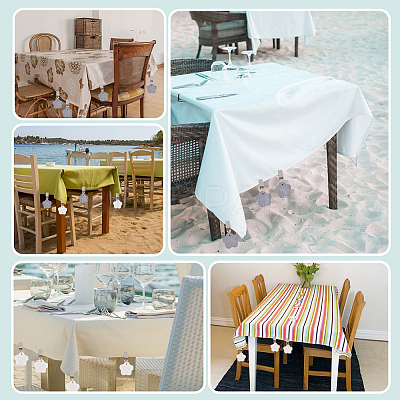 8Pcs 2 Colors Marble Tablecloth Weights AJEW-GF0011-84A-1