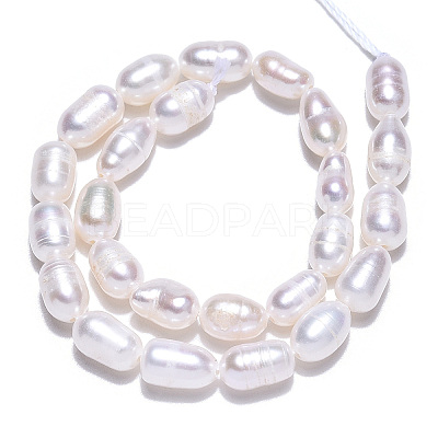 Natural Cultured Freshwater Pearl Beads Strands PEAR-N012-04N-1
