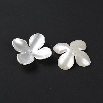 Opaque Acrylic Bead Caps OACR-S137-01-1