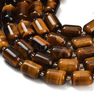 Natural Tiger Eye Beads Strands GG-CBA5B6F-B01-01-1