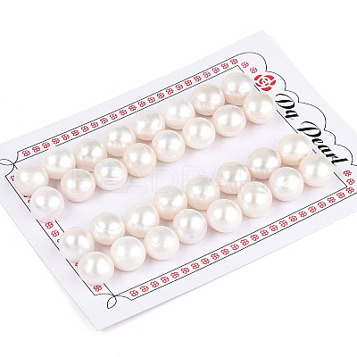Grade AAA Natural Cultured Freshwater Pearl Beads X-PEAR-R008-11-12mm-01-1