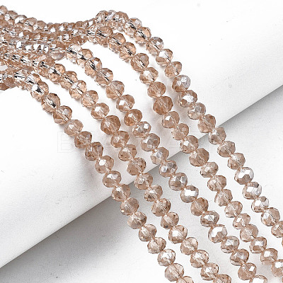 Electroplate Glass Beads Strands LS-EGLA-A034-T1mm-B24-1