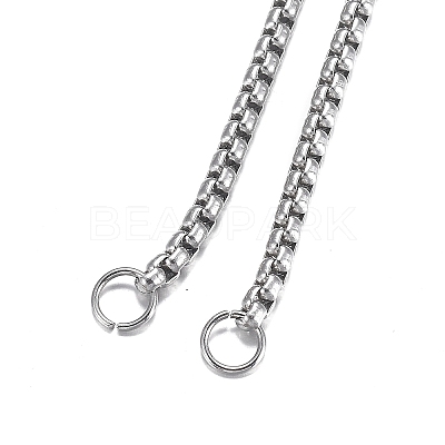 201 Stainless Steel Box Chain Slider Necklace Making LS-MAK-H100-01P-1-1