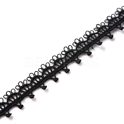 Polyester Lace Trim OCOR-WH0067-33-1