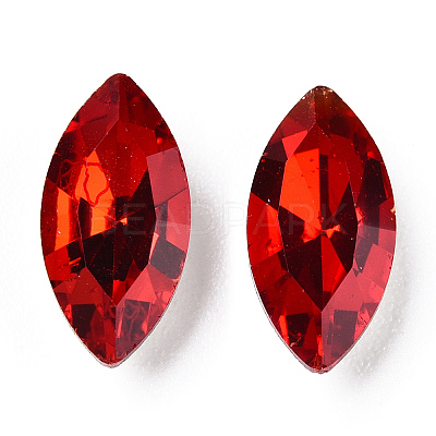 Pointed Back Glass Rhinestone Cabochons RGLA-T083-5x10mm-07-1