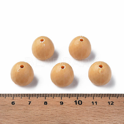 Opaque Acrylic Beads MACR-S373-10A-A13-1
