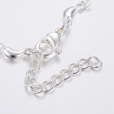 Trendy 304 Stainless Steel Link Chain Bracelets BJEW-I243-31S-1