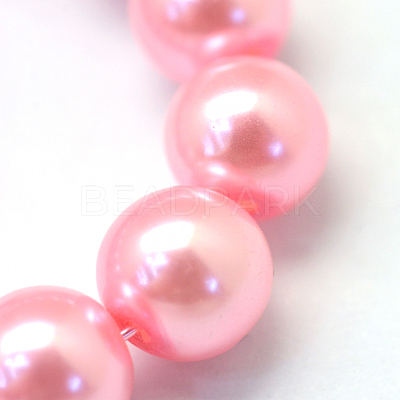 Baking Paint Glass Pearl Bead Strands X-HY-Q003-3mm-53-1
