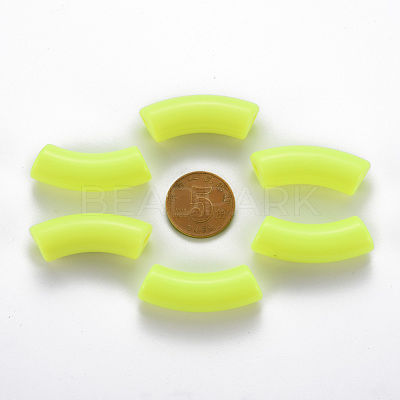 Opaque Acrylic Beads MACR-S372-001B-S023-1