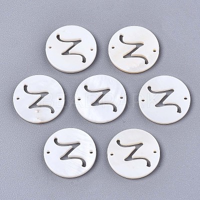 Natural Freshwater Shell Links Connectors SHEL-S276-120Z-1
