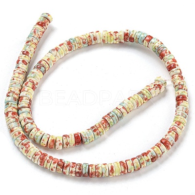 Baking Paint Synthetic Turquoise Beads Strands G-H060-02B-09-1