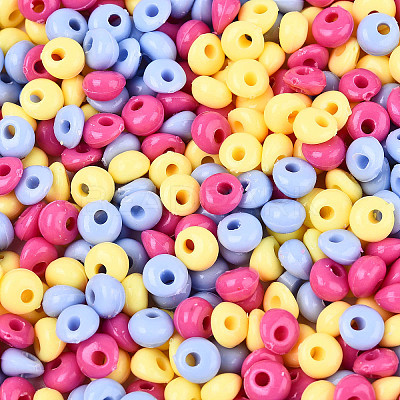 Opaque Acrylic Beads OACR-N150-05L-1
