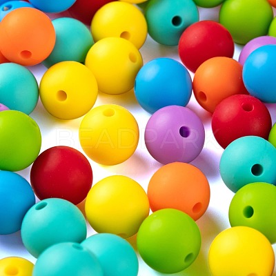 7 Colors Food Grade Eco-Friendly Silicone Beads SIL-LS0001-02A-1