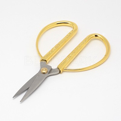 Embossed with Dragon and Phoenix Pattern Stainless Steel Scissors TOOL-N004-01B-1