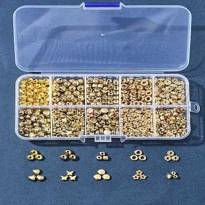 885Pcs 10 Styles CCB Plastic Beads CCB-FS0001-13-1