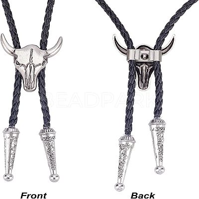 100Pcs Bolo Tie Slides Clasp Accessories IFIN-CA0001-54-1