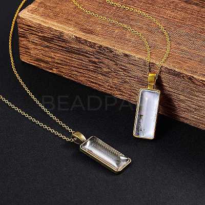 36Pcs 9 Colors Alloy Pendant Cabochon Settings DIY-SZ0001-05-1