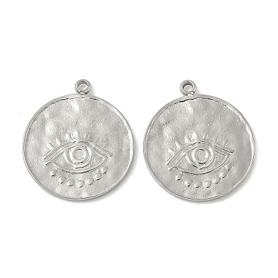 304 Stainless Steel Pendants STAS-L022-441P-01-1