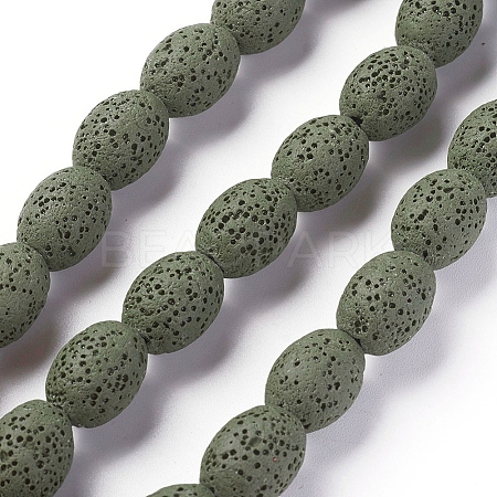 Natural Lava Rock Beads Strands G-F671-03B-15-1