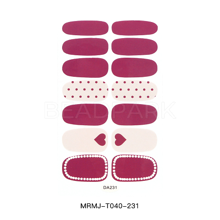 Full Cover Nail Art Stickers MRMJ-T040-231-1