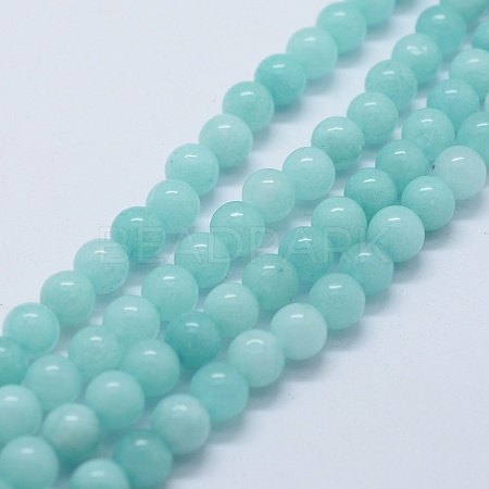 Natural & Dyed Jade Bead Strands X-G-P370-02-12mm-1