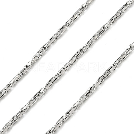 Handmade 304 Stainless Steel Boston Link Chains STAS-F341-07P-1