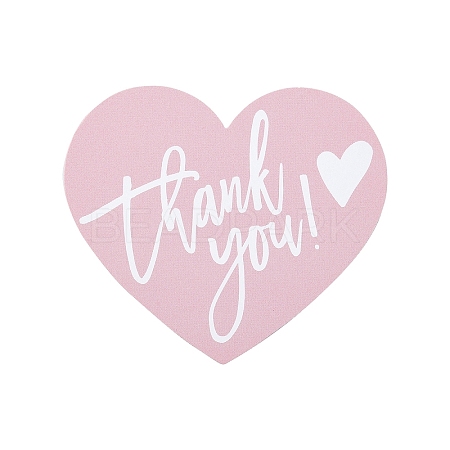 20Pcs Coated Paper Thank You Greeting Card DIY-YW0012-24C-1