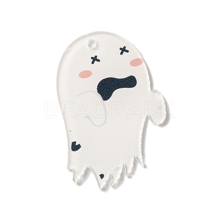 Halloween Printing Acrylic Pendants FIND-K017-05H-1