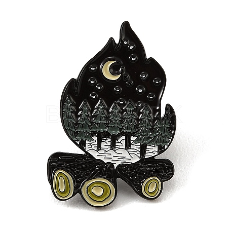 Campfire Night Forest Enamel Pins AL-CBA1A3E-07EB-01-1