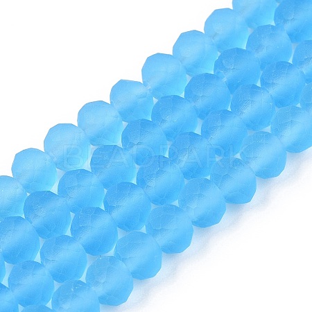 Transparent Glass Beads Strands LS-EGLA-A044-T6mm-MD08-1
