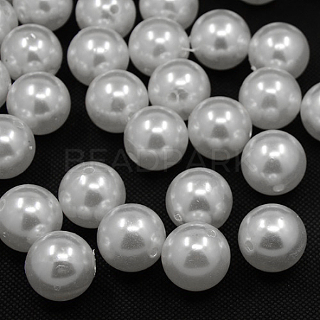 Imitated Pearl Acrylic Beads PACR-24D-1-1