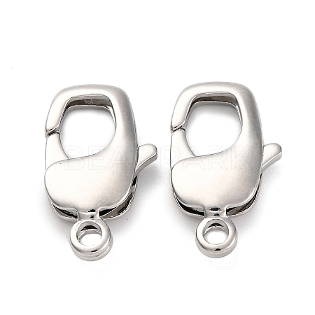 Brass Lobster Claw Clasps KK-H513-01B-P-1