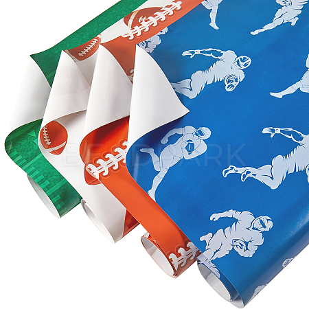 12Pcs 4 Styles Gift Wrapping Paper AJEW-WH20020-118A-1