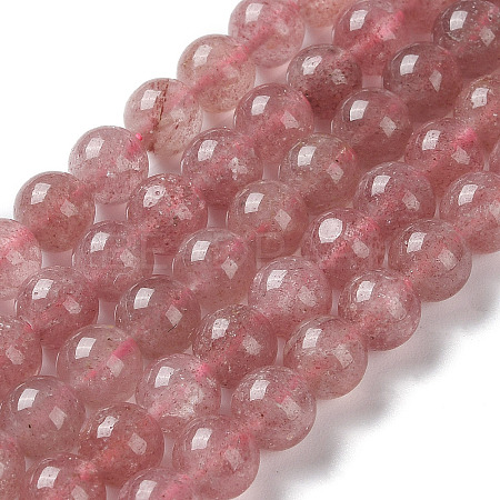 Natural Strawberry Quartz Beads Strands X-G-R435-03-A01-1