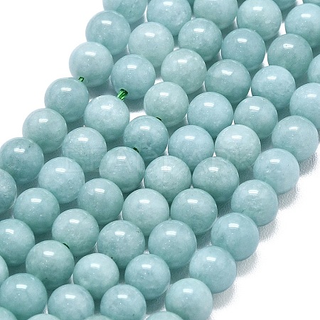 Natural Malaysia Jade Beads Strands G-L645-A01-6mm-25-1