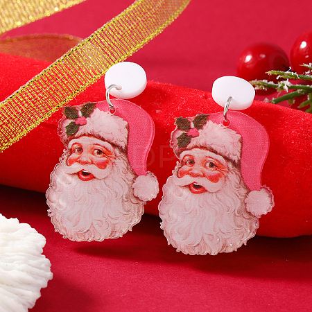 Christmas Acrylic Stud Earrings SK8065-18-1
