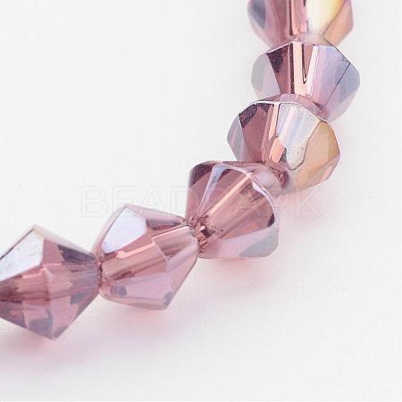 Glass Beads Strands GB6mm02Y-AB-1
