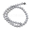 Electroplated Synthetic Non-magnetic Hematite Beads Strands G-K375-D02-02-3