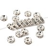 Brass Rhinestone Spacer Beads X-RB-A014-Z6mm-01S-1
