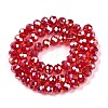 Electroplate Glass Beads Strands EGLA-A044-T8mm-B01-3