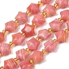 Synthetic Rhodochrosite Beads Strands G-Z080-A13-10mm-2