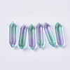 Two Tone Glass Double Terminated Point Beads GLAA-S167-12J-1